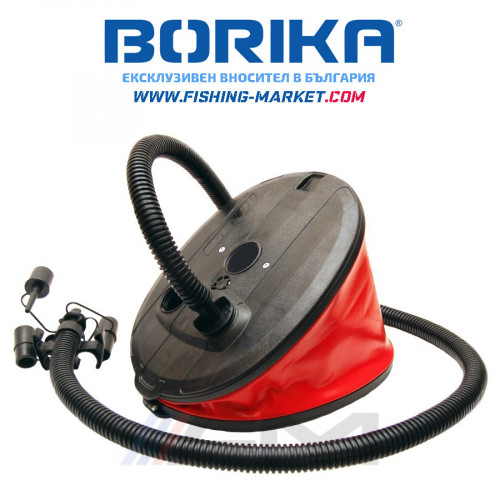 BORIKA - Помпа за надуваема лодка с клапан за високо налягане - 7.5L